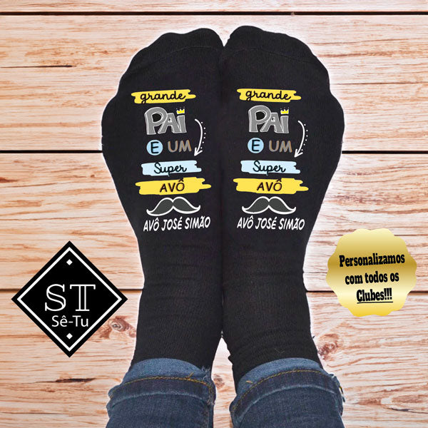 Meias Grande Pai e Super Avô